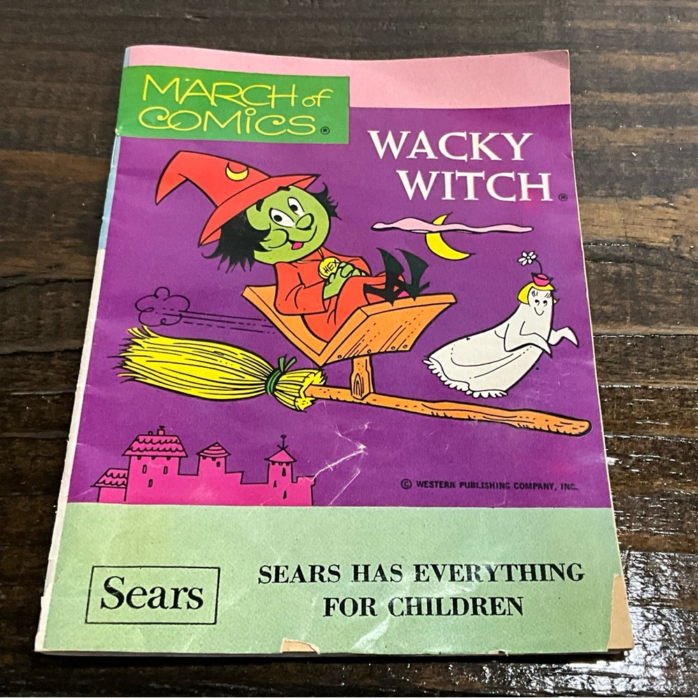 Vintage Sears March of Comics Wacky Witch Comic Book Advertising